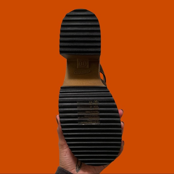 Vintage 90s Chunky Platform Sandals W11 - Picture 4 of 4